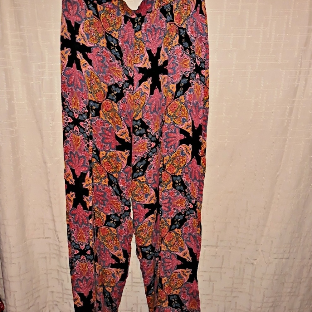 Casual split front pants